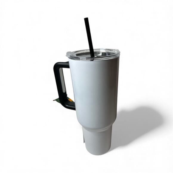 New 40 oz Stainless Steel Tumbler With Handle Grinch Max Christmas Holiday Cup - Picture 4 of 4